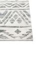 Teppich creme / grau 160 x 230 cm geometrisches Muster Kurzflor ASPANI_885729