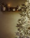 Árbol de Navidad efecto nieve 180 cm blanco BASSIE_846115