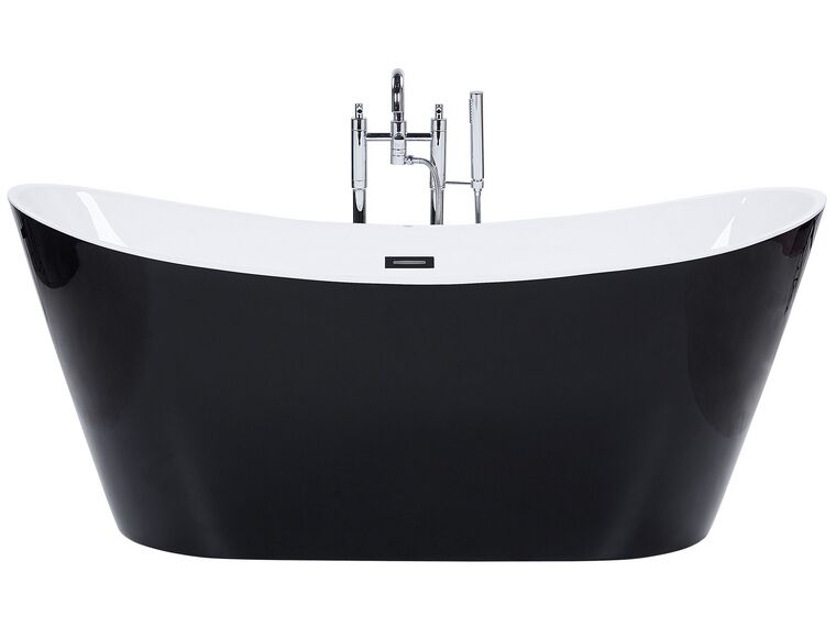 Frittstående badekar svart 180 x 78 cm ANTIGUA_797663