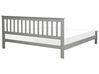 Dřevěná postel 180 x 200 cm šedá MAYENNE_876614