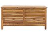 Coffre de jardin en bois d'acacia clair 130 x 64 cm RIVIERA_822998