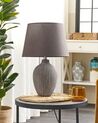 Ceramic Table Lamp Brown FERGUS_824107