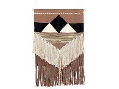 Seinäkoriste puuvilla ruskea/beige 56 x 80 cm DADU Seinäkoriste puuvilla ruskea/beige 56 x 80 cm DADU