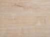 Mesa de comedor madera clara/negro 70 x 70 cm BRAVO_750528
