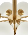 13 Light Metal Pendant Lamp Brass BIRRIE_868528