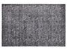 Alfombra de viscosa gris oscuro/plateado 160 x 230 cm ESEL_762572
