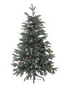 Zasnežený umelý vianočný stromček 120 cm zelený DENALI_783218