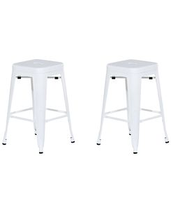 Baarijakkara metalli valkoinen 60 cm 2 kpl CABRILLO