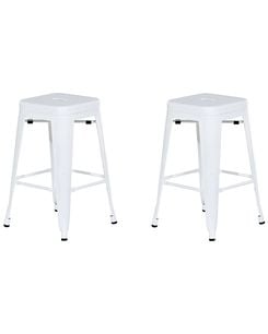 Baarijakkara metalli valkoinen 60 cm 2 kpl CABRILLO Baarijakkara metalli valkoinen 60 cm 2 kpl CABRILLO