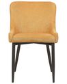 Set of 2 Dining Chairs Yellow EVERLY_881886