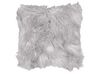 Set of 2 Faux Fur Cushions 45 x 45 cm Grey LUBHA_854239