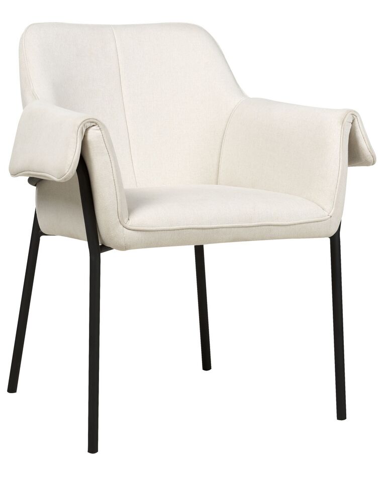 Fabric Accent Chair Cream ARLA_876830