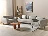 6 Seater Fabric Living Room Set Taupe NURMO_896379