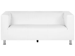 3-istuttava sohva keinonahkainen valkoinen FLORO 3-istuttava sohva keinonahkainen valkoinen FLORO