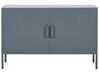 Sideboard Stahl grau matt 2 Türen 100 cm URIA_811843