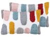 Conjunto de 2 almofadas decorativas com padrão abstrato em algodão multicolor 30 x 50 cm STORKSBIL_913223