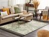 Viskózový koberec 160 x 230 cm zelená/béžová/čierna AKARSU_837036