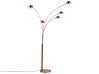 5 Light Metal Floor Lamp Copper FLINDERS_745095