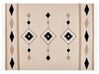 Kelim Teppich Baumwolle mehrfarbig 160 x 230 cm geometrisches Muster Kurzflor BERDIK_870035