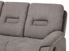 Sofa Set Polsterbezug taupe 6-Sitzer verstellbar BERGEN_709752
