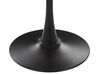 Round Dining Table ⌀ 90 cm Dark Wood with Black BOCA_821584