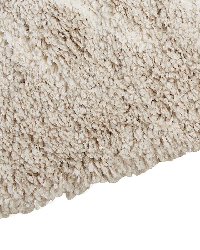 Shaggy Area Rug 200 x 300 cm Light Beige KAPAN Beliani.pl