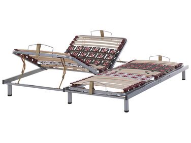 Set of 2 EU Single Size Manual Adjustable Bed Bases MOON 