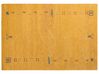 Gabbeh-matto villa keltainen 160 x 230 cm AKALAN_856033