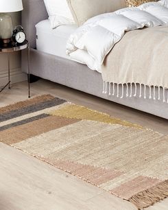 Matto juutti ruskea 80 x 150 cm SAMLAR