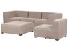 Lounge Set beige 4-Sitzer modular AREZZO_848096