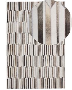 Matto lehmännahka ruskea/beige 160 x 230 cm KULALAR