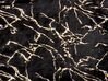 Decke schwarz / gold Marmor-Design 150 x 200 cm GODAVARI_820328