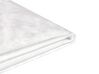 Capa em veludo branco 160 x 200 cm para cama FITOU_777114