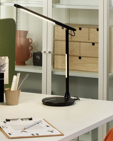 Metal LED Desk Lamp Black DRACO