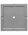 Blumentopf grau quadratisch 40 x 40 x 77 cm DION_781590