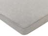 Almofada de assento em tecido cinzento claro 108 x 45 cm SOVANA_842505