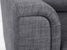 Canapé angle à droite 4 places en tissu gris OSLO_693555
