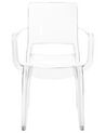 Set of 2 Dining Chairs Transparent KENWOOD_844649