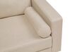 2 Seater Fabric Sofa Beige KALMAR_755668