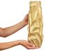 Dekoratívna kameninová váza 37 cm zlatá ZAFAR_868894