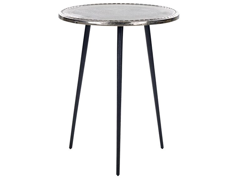 Boční stolek stříbrný/ černý TELFER_853846