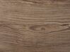Escritorio madera oscura/gris pardo/negro 120 x 48 cm CREEK_764445
