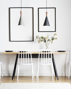 Tuoli muovi valkoinen 2 kpl VENTNOR