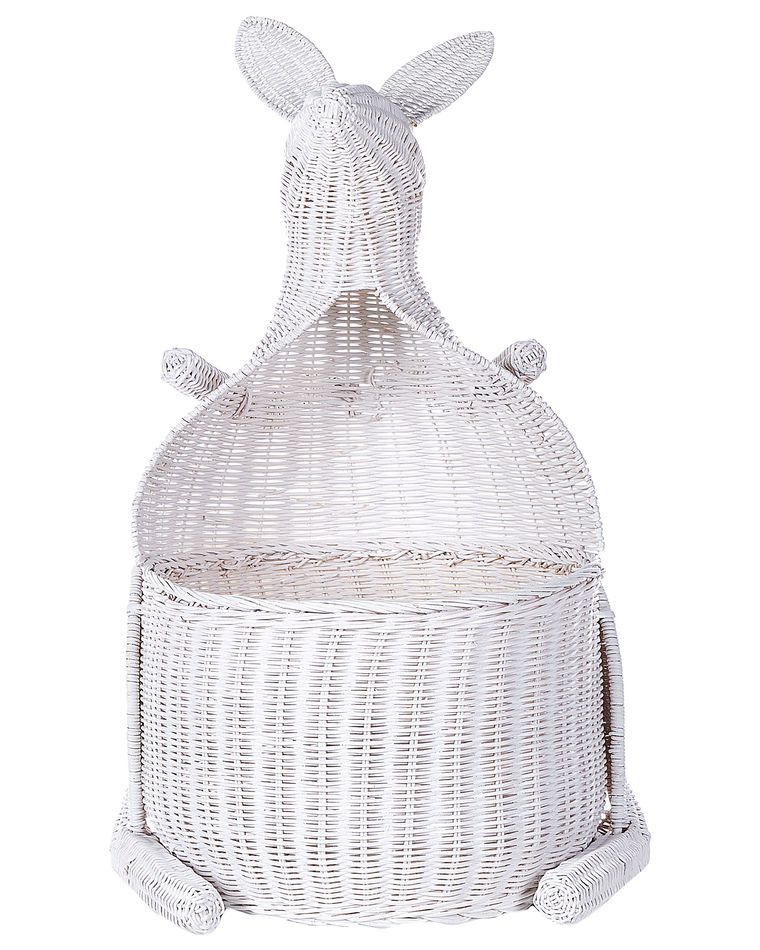 Cestino per il pane in rattan bianco Cestino per il pane in rattan bianco
