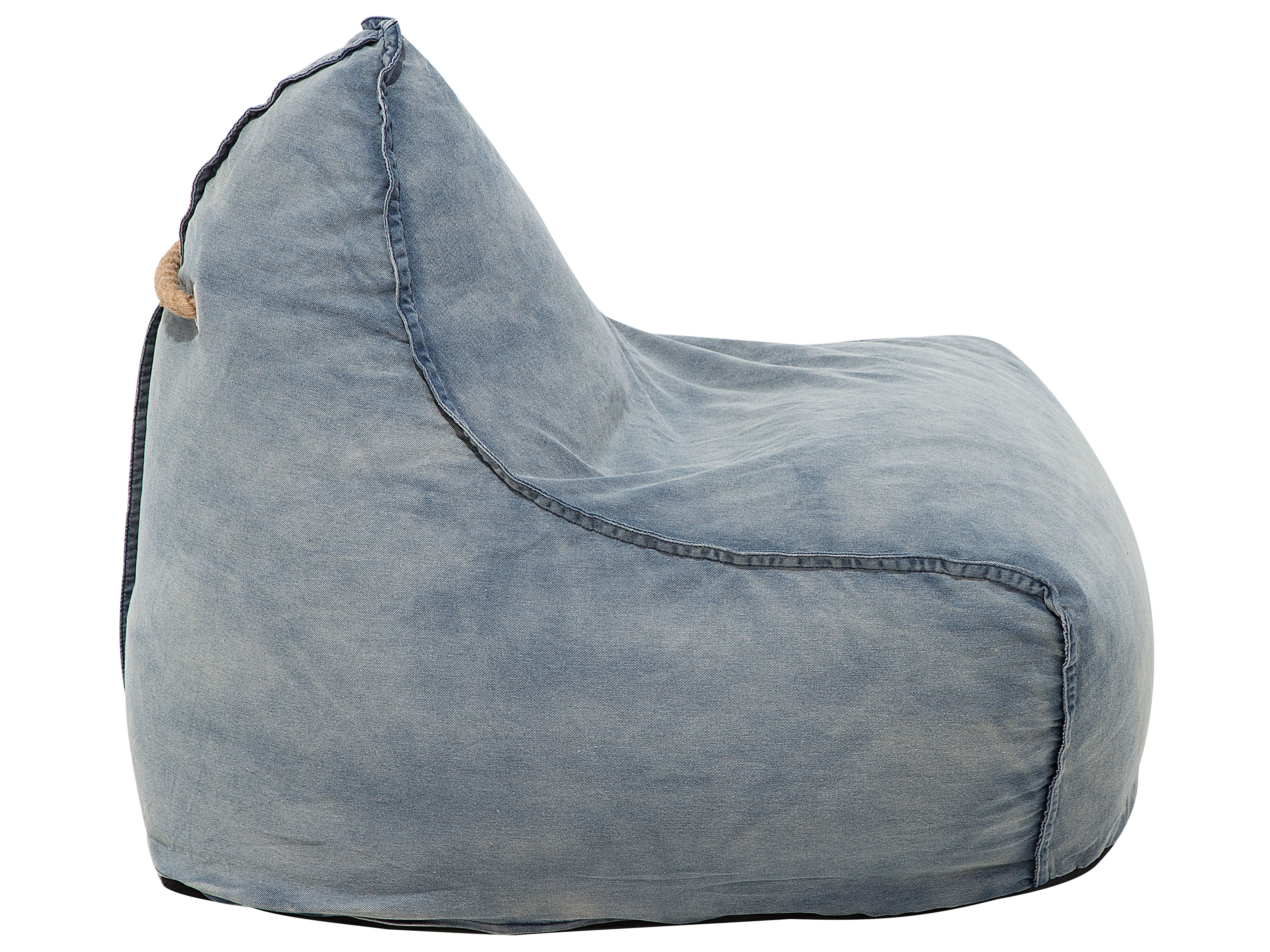 Pufa fotel jeansowy DROP