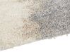 Teppich weiss / grau 160 x 230 cm abstarktes Muster Shaggy MARTUNI_854528