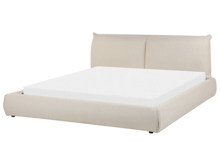 Čalouněná postel 180 x 200 cm béžová VINAY_880064