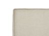 Letto boxspring tessuto beige 160 x 200 cm DYNASTY_873558