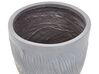 Flower Pot Fibre Clay 28 x 28 x 16 cm Grey FTERO_872009