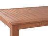 Eucalyptus Garden Dining Table 190 x 105 cm Light Wood MONSANO_812788
